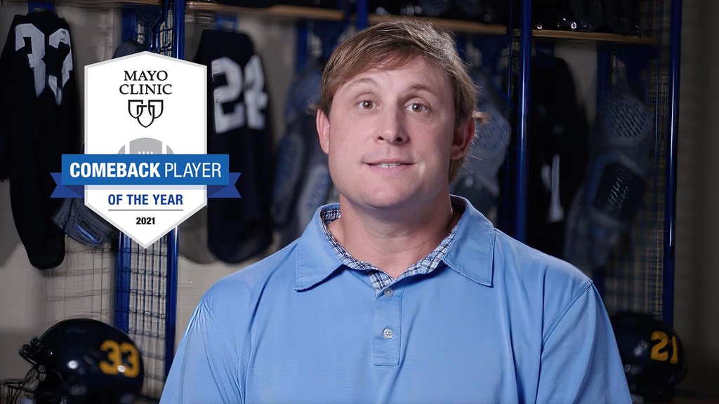 Chad Pennington Named 2021 Mayo Clinic Comeback Player of the Year Award Ambassador